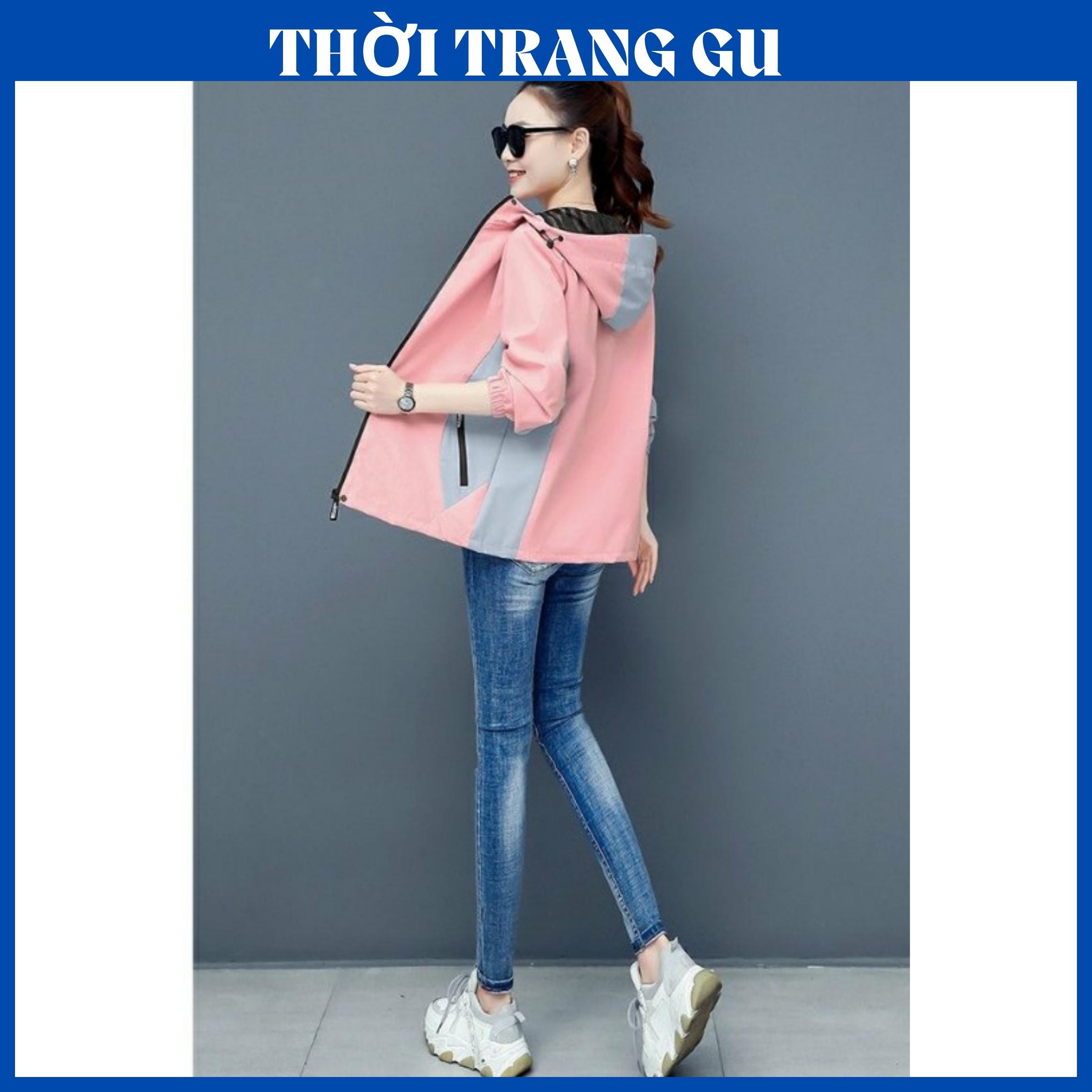 Áo Khoác Gió Pha 2 Lớp Dày Dặn