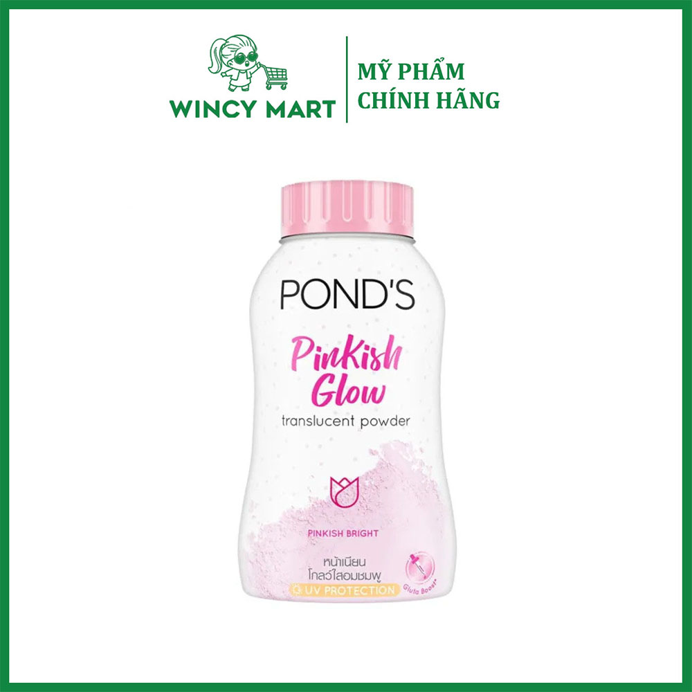Phấn Phủ Ponds, Phấn Phủ Siêu Mịn Pond Pinkish Glow Translucent Powder 50g - Wincy Mart
