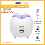 Nồi cơm điện Cuckoo CR0671V 1.0L Hàng Chính Hãng Bảo Hành 2 Năm, Nồi cơm điện nắp gài Cuckoo dễ sử dụng nấu cơm ngon nhanh chín - Siêu Thị SafeMall