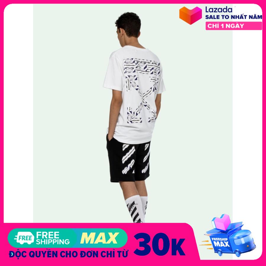 Áo thun Unisex nữ áo form rộng tay lỡ trắng đen OFF áo thun nam tay lỡ bền đẹp