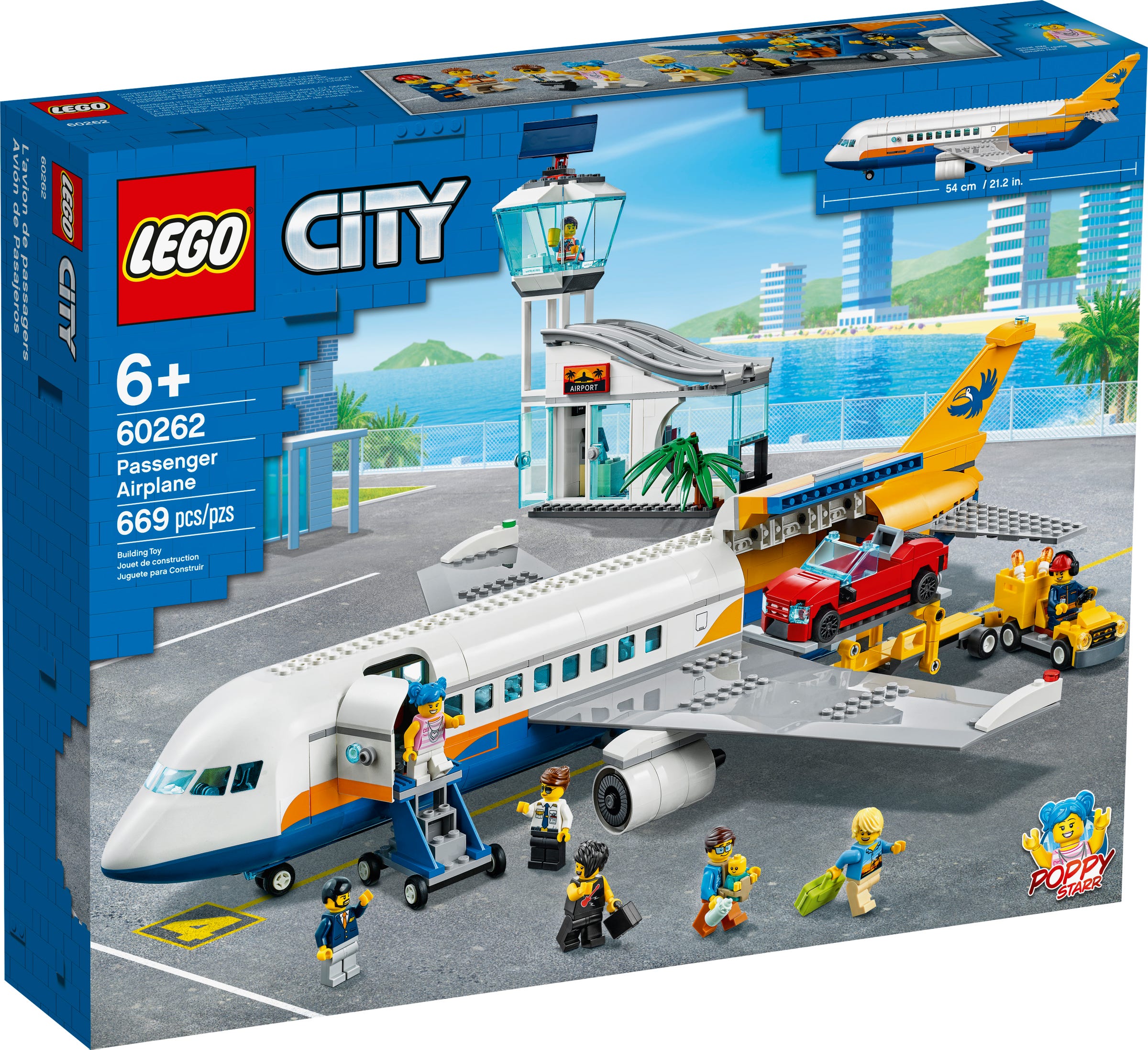 [BRICK4U] - LEGO  CITY - 60262 - MÁY BAY CHỞ KHÁCH - PASSENGER AIRPLANE