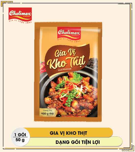 Gia vị kho thịt gói 50g
