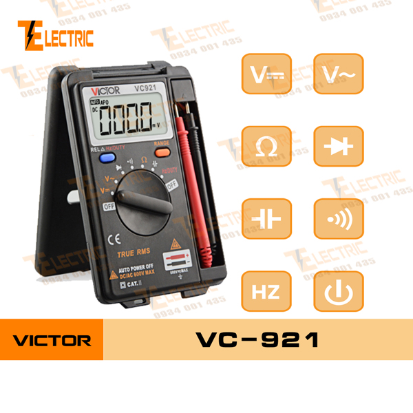 Victor vc - 921 đồng hồ đo điện đo tần số đo tụ điện victor vc 921