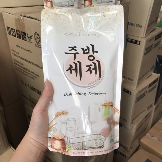 Nước rửa chén gạo blue hàn quốc túi 800ml - góc tạp hóa online