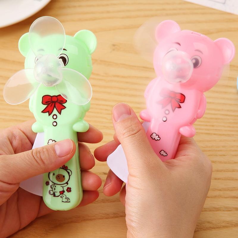 Quạt bóp tay - quạt bóp cầm tay mini hình gấu giải trí xả stress