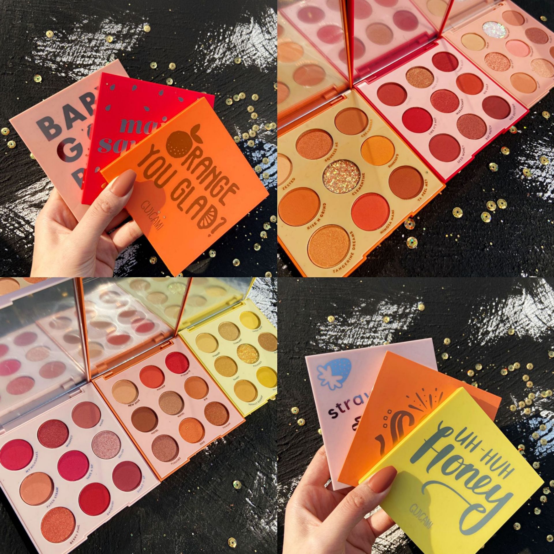Bảng Phấn Mắt Guicami 9 Ô Baby Got Peach Bảng Dupe Hoàn Hảo Của Colourpop