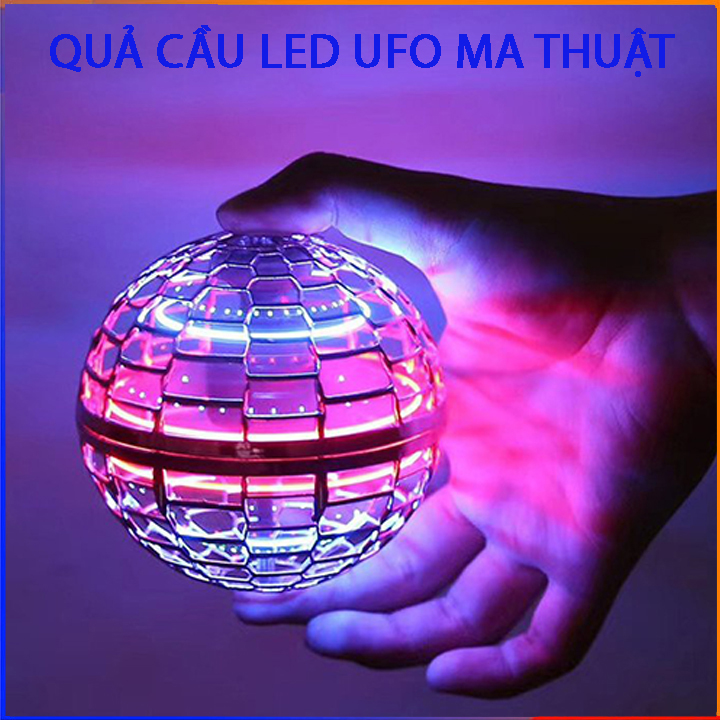 Bóng ma thuật UFO - Đồ Chơi Quả Bóng Bay UFO Có Thể Xoay Được