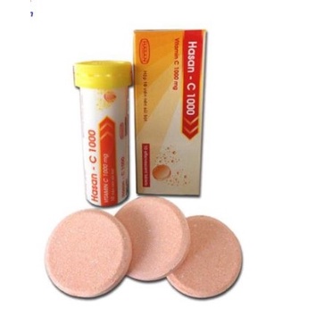 Viên sủi cam c 1000mg hasan tuýp 10 viên chính hãng