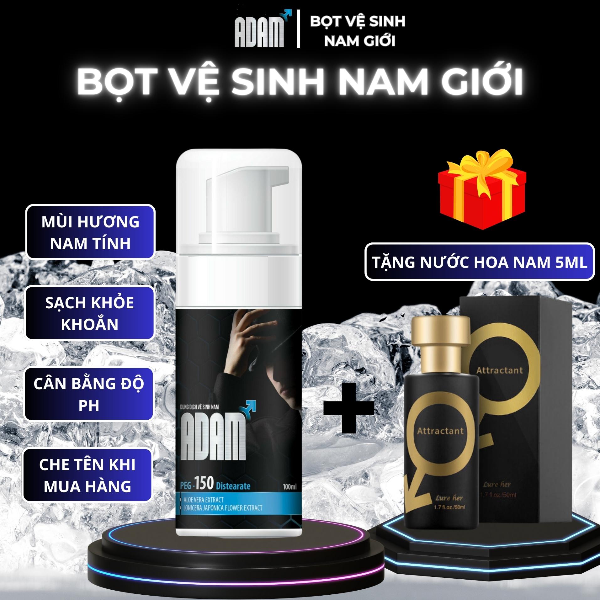 Bọt vệ sinh nam giới Nyoko dung dịch tạo bọt 100ml giảm viêm nhiễm nấm ngứa và mùi khó chịu