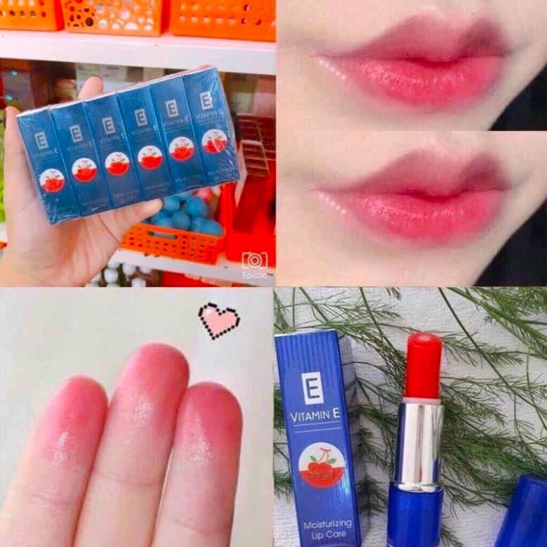 Son Dưỡng Môi Vitamin E Cherry Thái
