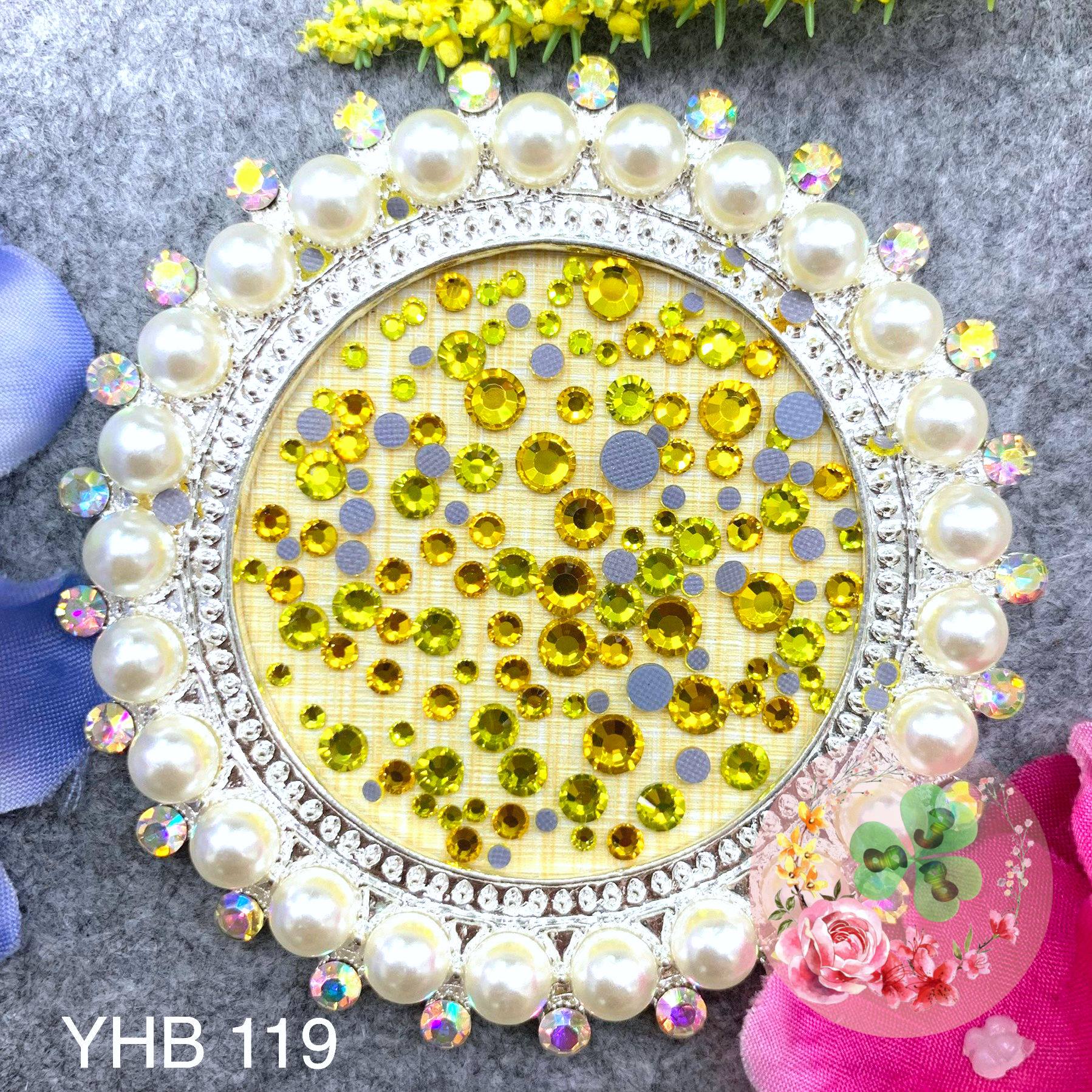 Mã yhb 119. đá yhb "citrine" đính trang trí móng siêu lấp lánh. hàng chuẩn