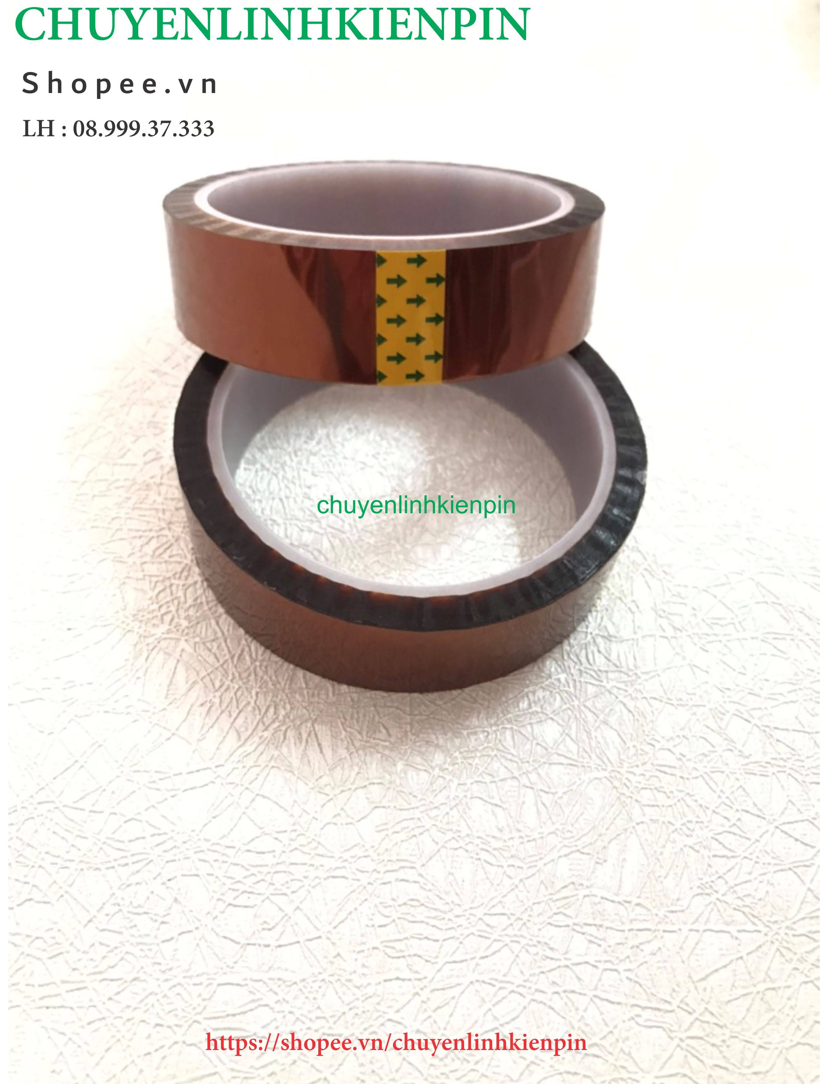 [HCM]Băng keo cách điện cách nhiệt chuyên dùng dán bảo vệ pin BL64 90