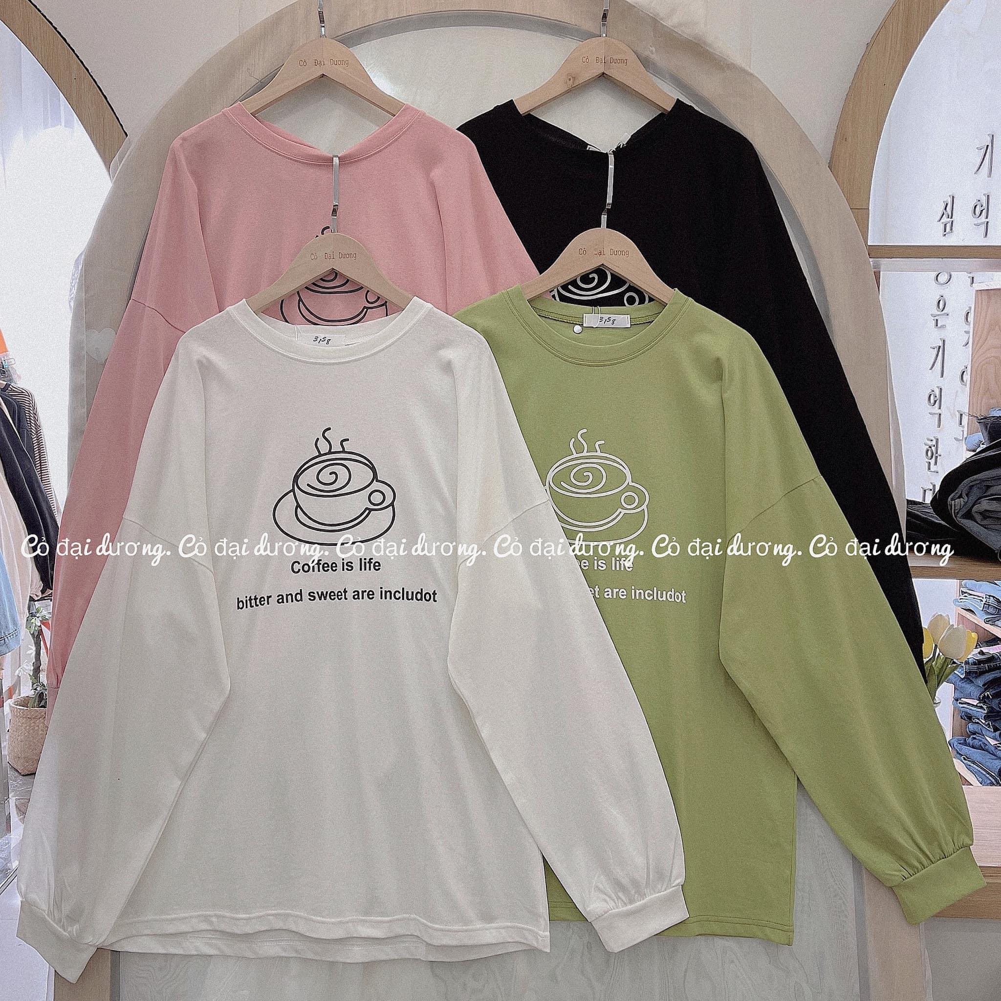 ÁO THỤNG DÀI BO TAY TRẦN GẤU LY NƯỚC CHẤT COTTONG