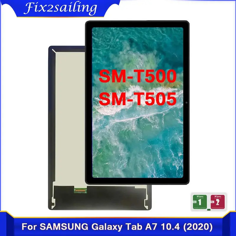 Đối Với Samsung Galaxy Tab A7 10.4 (2020) SM-T500 SM-T505 LCD Hiển Thị Màn Hình Cảm Ứng Digitizer Lắp Ráp Bảng Điều Chỉnh Phụ Tùng Thay Thế