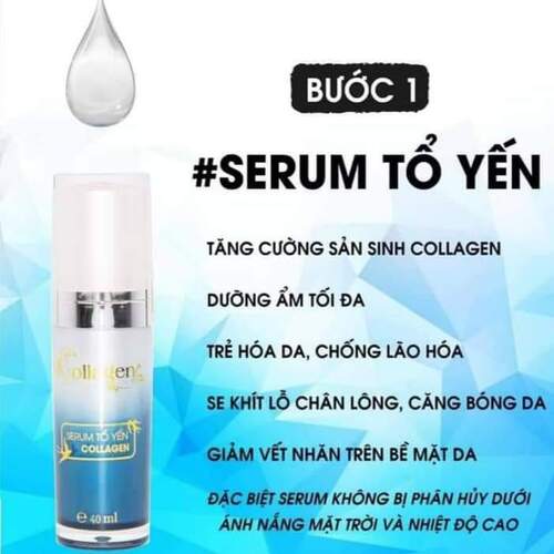 [HCM]SERUM TỔ YẾN N COLLAGEN DƯỠNG TRẮNG DA