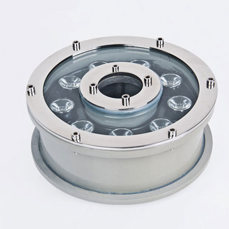 Đèn led âm nước dạng bánh xe 9w đổi màu 12vac
