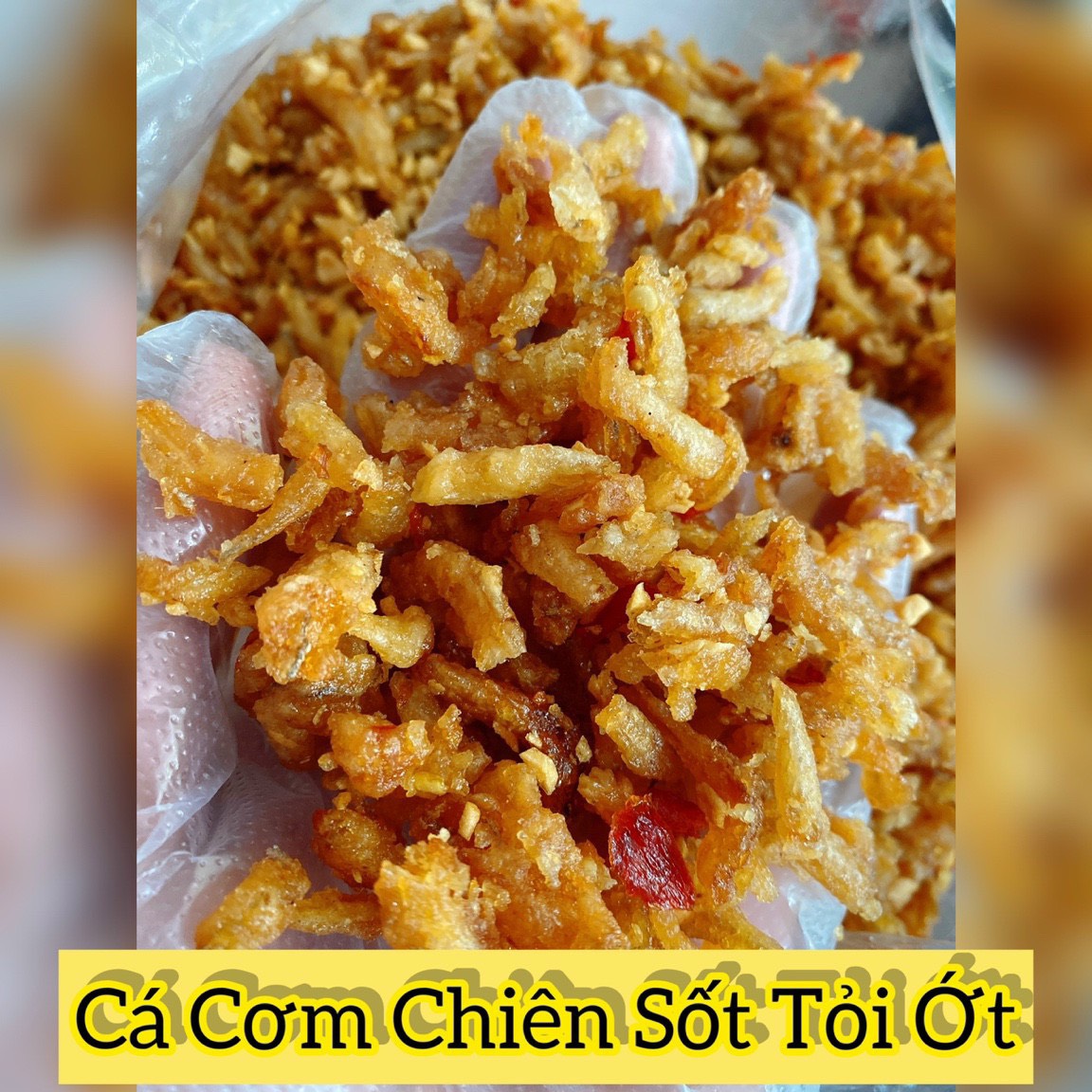 Cá cơm sốt tỏi ớt 200gr