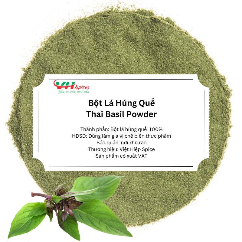 Bột lá húng quế ta việt hiệp