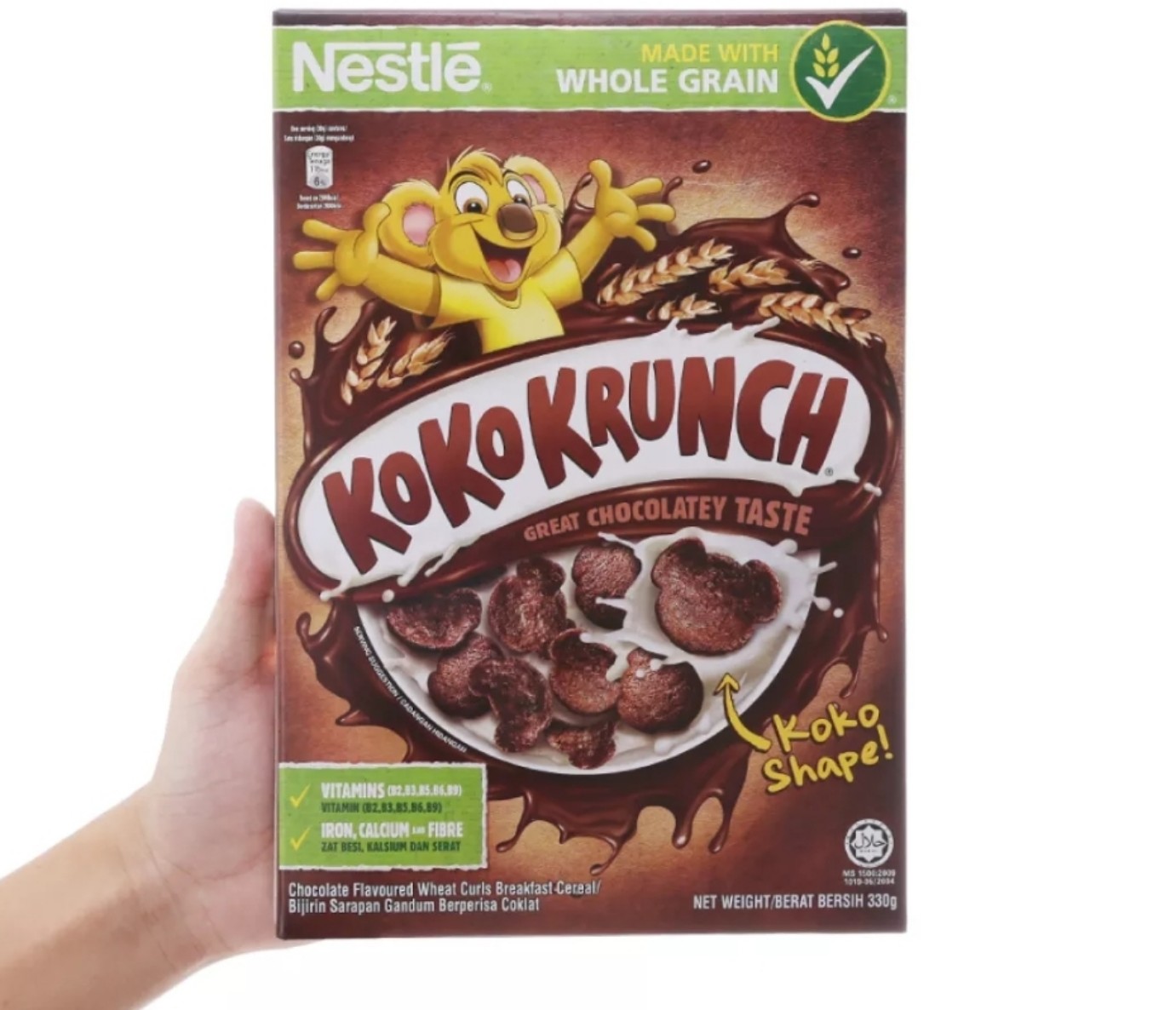 Bánh ăn sáng koko krunch 330g