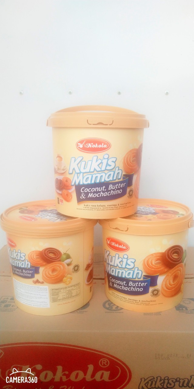 Bánh quy xô kokola 400g hương tổng hợp( dừa, bơ, cookies)