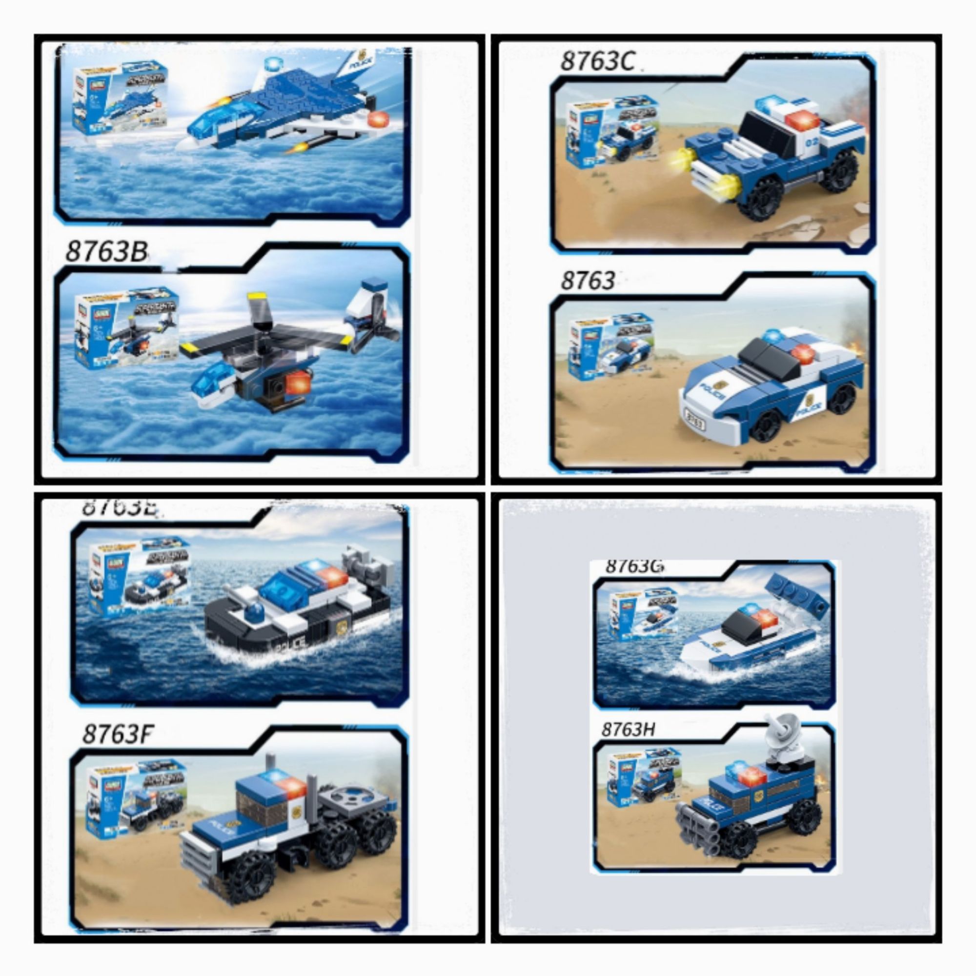 Bộ ghép hình Lego GUDI mini.