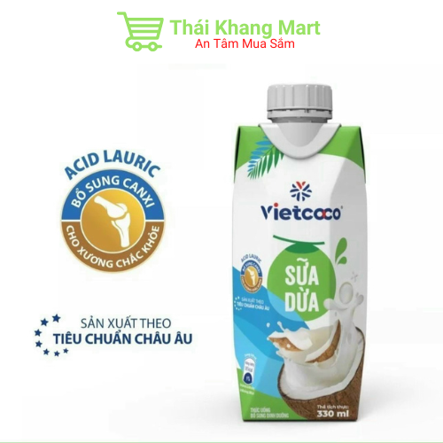 Sữa dừa uht vietcoco hộp 330ml