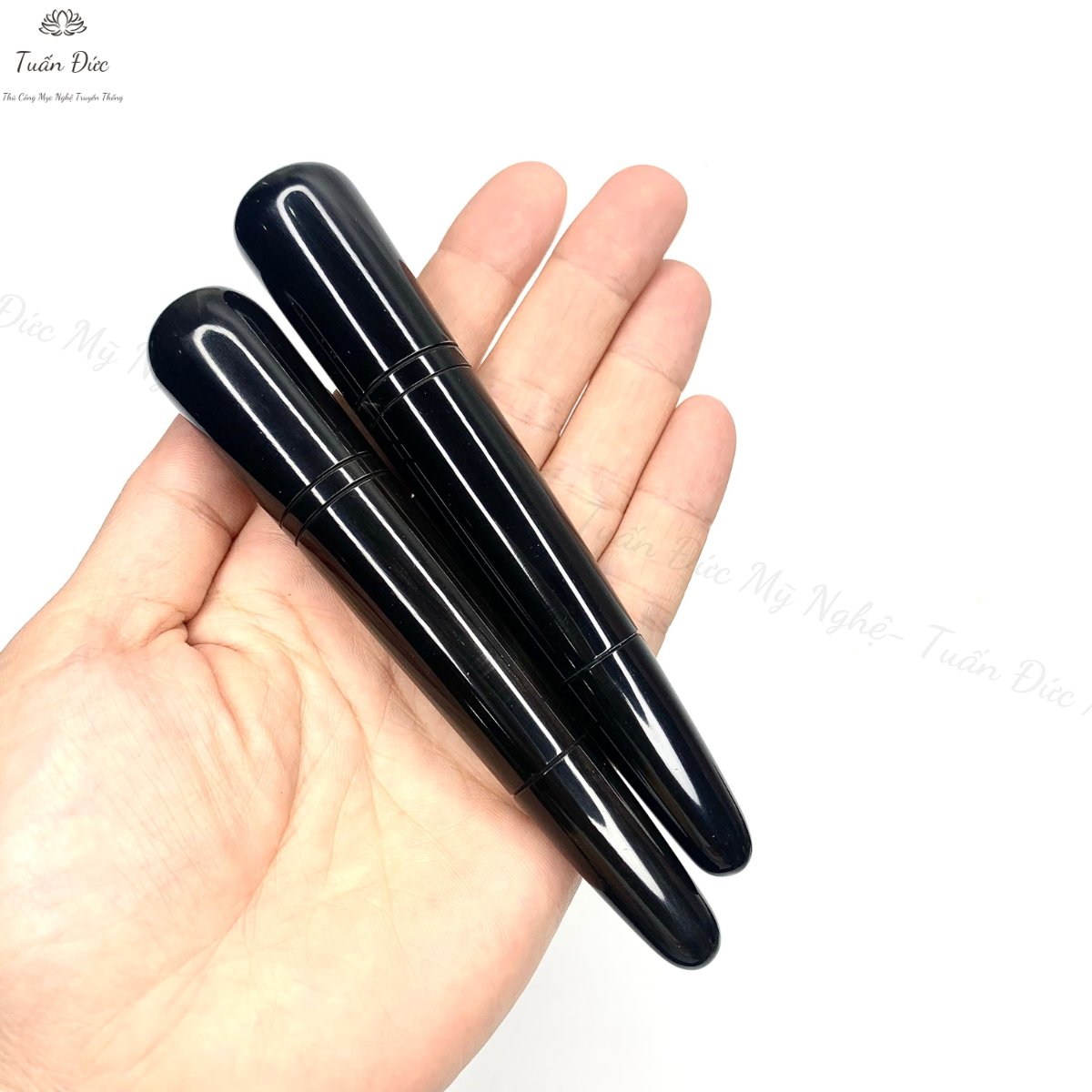 Chày đâm tiêu bằng sừng- Cây ấn huyệt/Diện chẩn/Massage/Chăm sóc cơ thể- MH310- Tuấn Đức Mỹ Nghệ