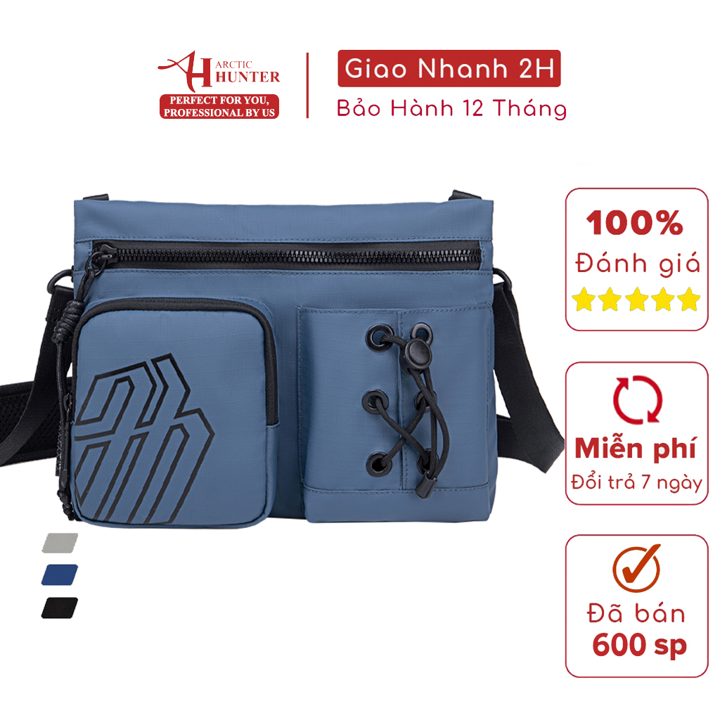 Túi đeo chéo, đeo hông Arctic Hunter K00535 chất liệu Oxford chống thấm