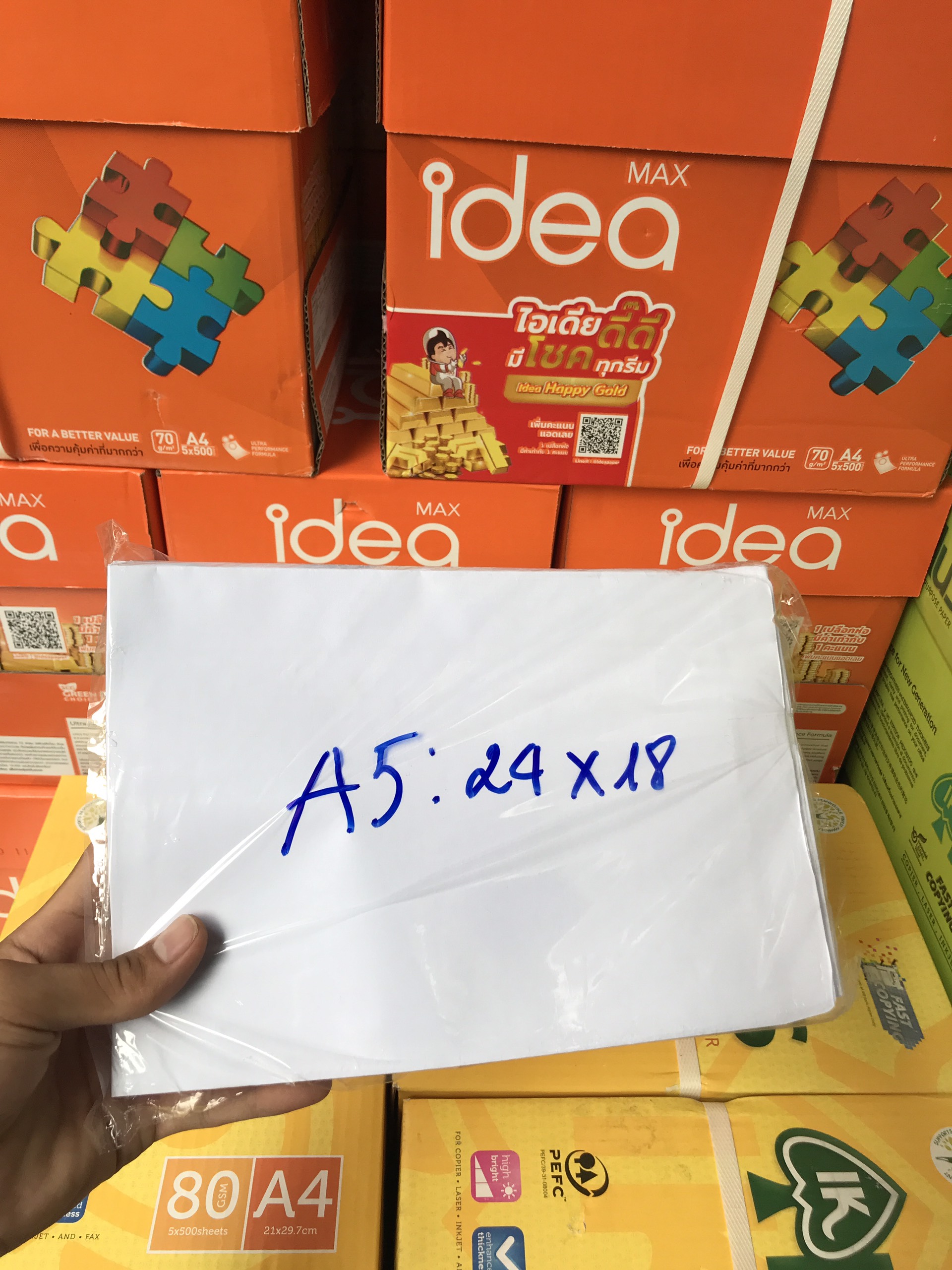 Bao thư trắng a5 80gsm 18x24cm thiện phước