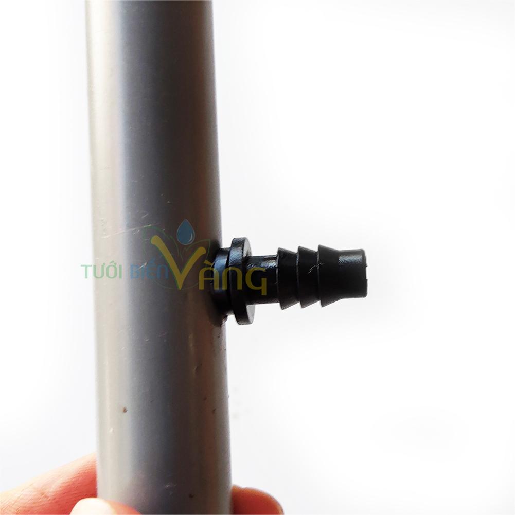 100 Khởi thủy ống tưới 10mm kèm ron cao su chuyên dùng trong hệ thống tưới tặng kèm mũi khoan ( mỗi khách hàng chỉ được nhận tối đa 2 mũi khoan )