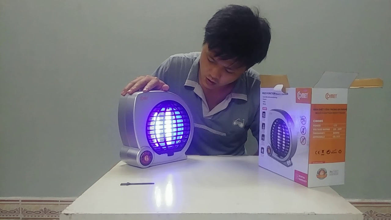 Đèn diệt muỗi, côn trùng hiệu comet , model cm089 chính hãng