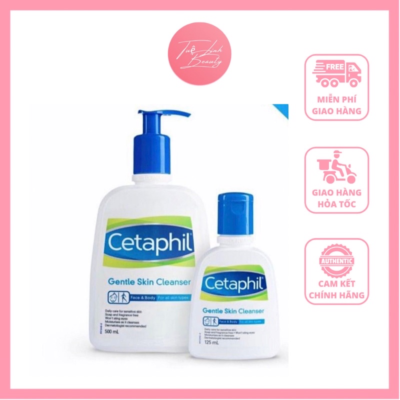 Sữa rữa mặt Cetaphil Gentle Skin Cleanser 125ml và 500ml
