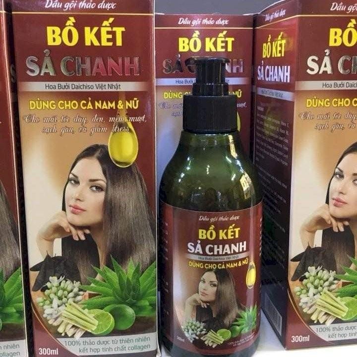 Combo 2 Hộp Dầu Gội Thảo Dược Bồ Kết Sả Chanh