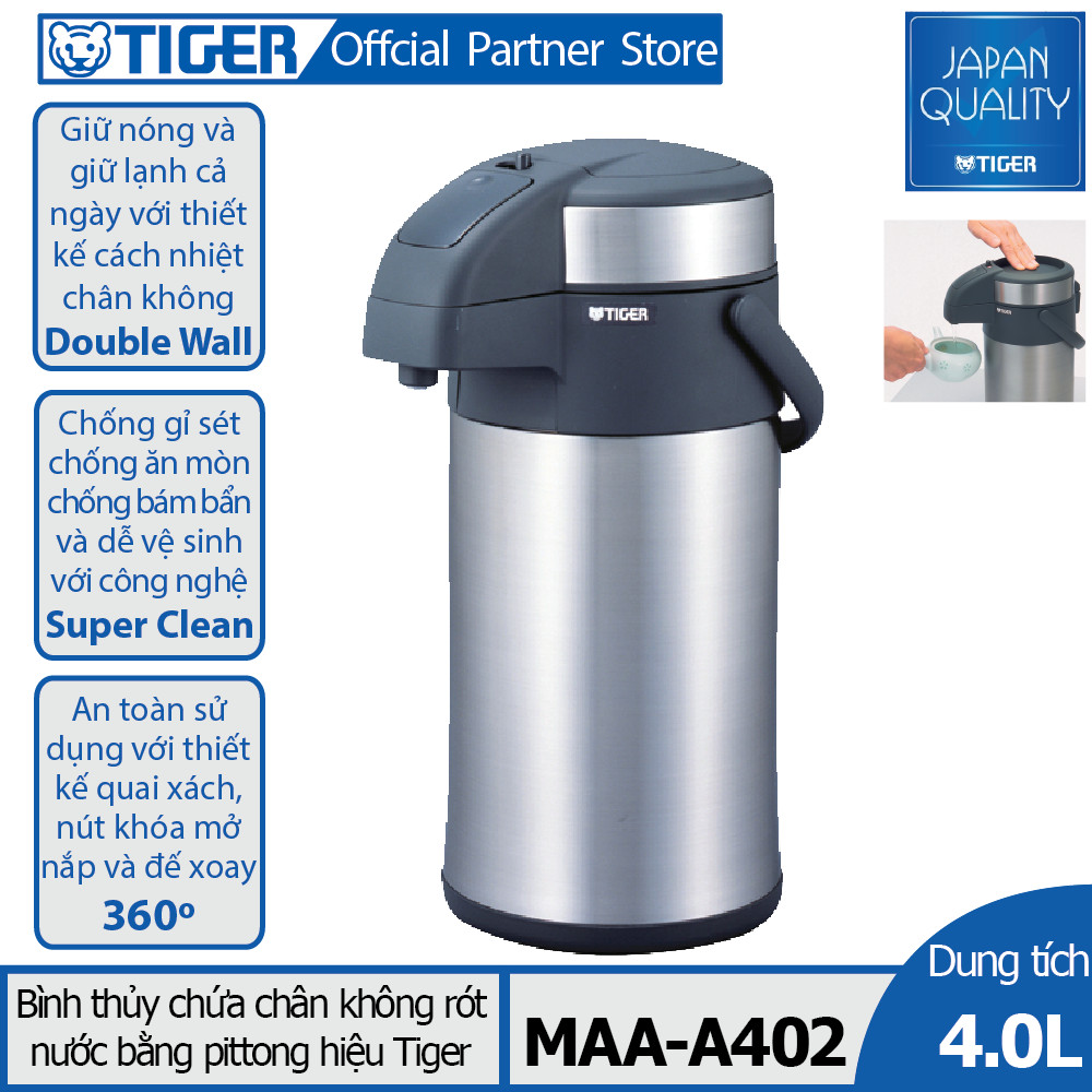Bình thủy chứa ruột chân không Tiger MAA-A402