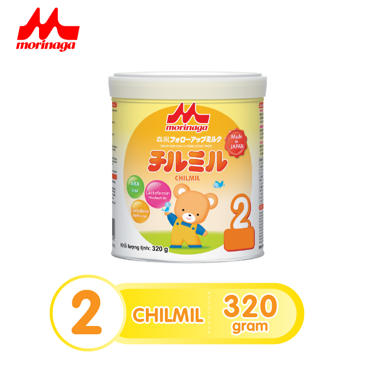Sữa morinaga chilmil số 2 nhật bản 320g tăng sức đề kháng, dha, ca từ 6 - 36 tháng chính hãng