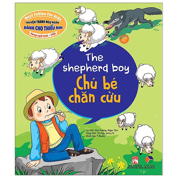 Fahasa - Truyện Tranh Ngụ Ngôn Dành Cho Thiếu Nhi: Chú Bé Chăn Cừu (Song Ngữ Anh - Việt)