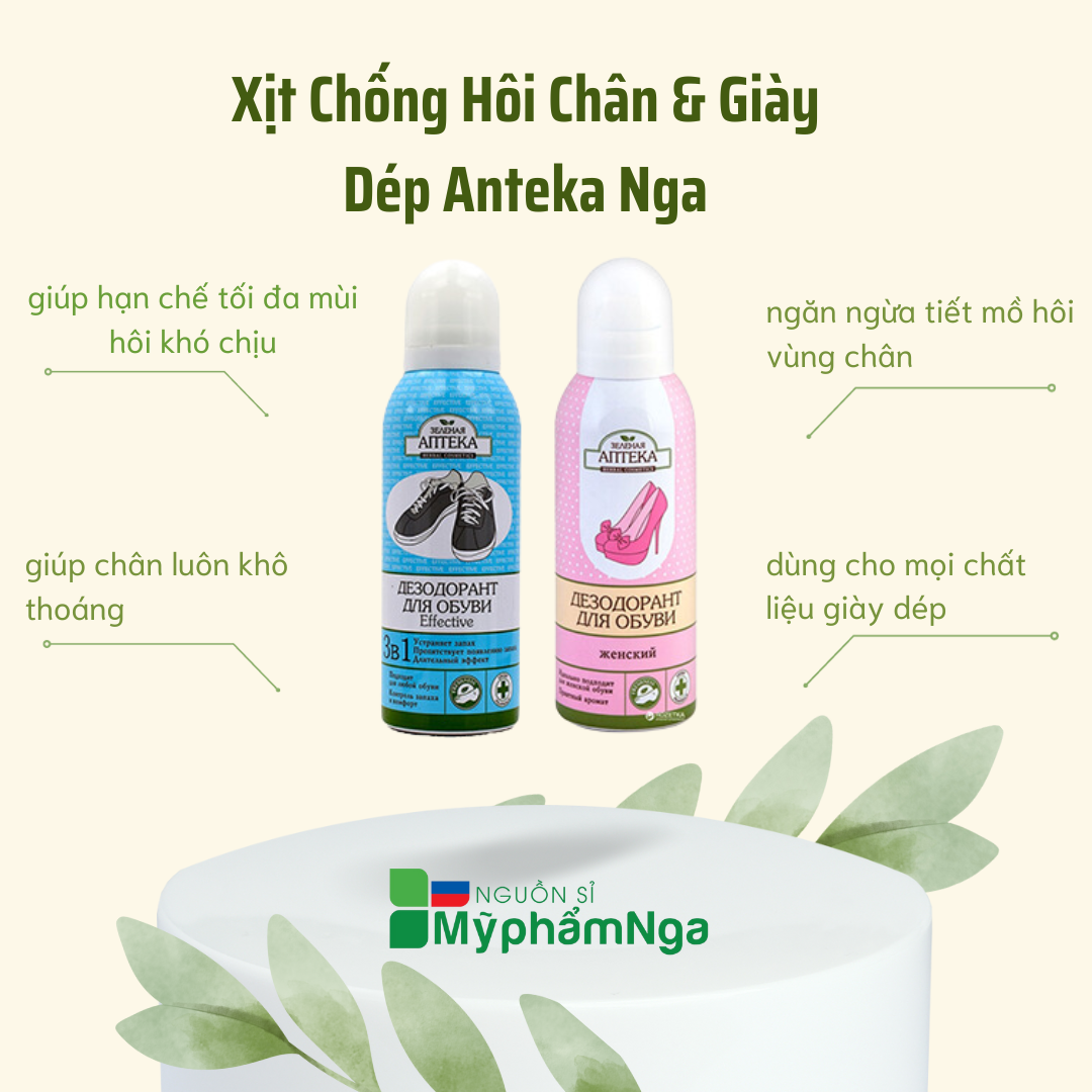 Xịt giày Anteka Green Pharmacy nữ