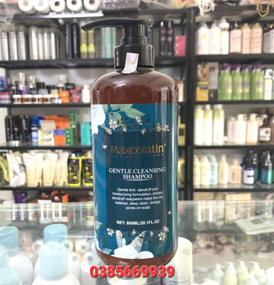 Dầu gội maxcolatin new siêu mượt tóc giảm rụng sạch gàu 800ml