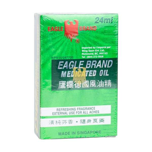 Dầu gió xanh hiệu Con Ó Eagle Brand hàng chuẩn Canada