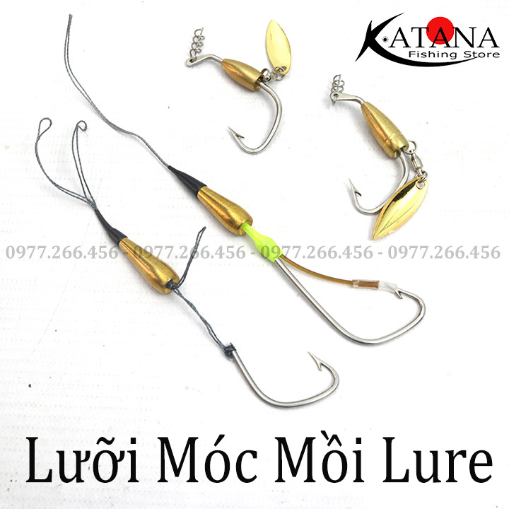 Lưỡi móc mồi mềm ar15 - lưỡi nhái sống thủ công
