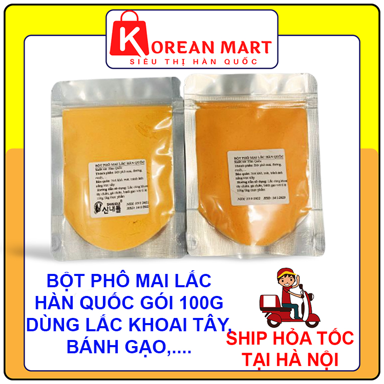 Bột phô mai lắc khoai tây, bánh gạo ,... Hàn quốc gói 100g