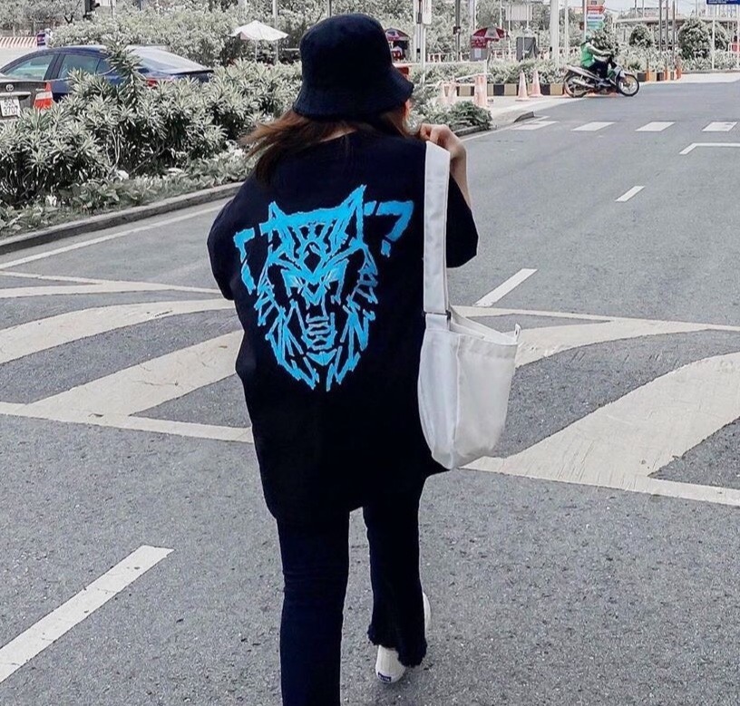 [HCM]ÁO THUN NAM NỮ HADES XANH IN 3D PHẢN QUANG HOT TREND PINK SHOP