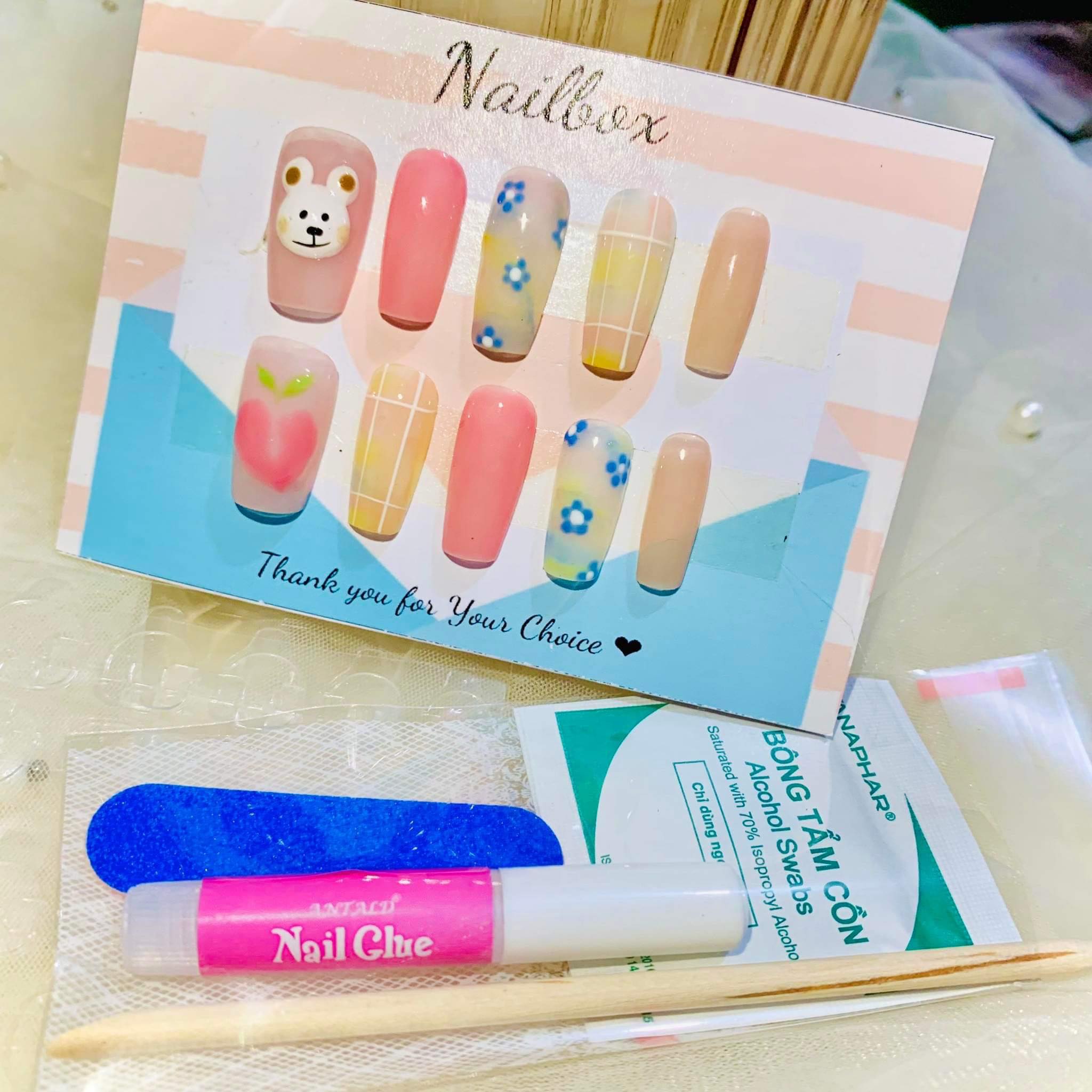 Set dụng cụ tặng kèm nailbox