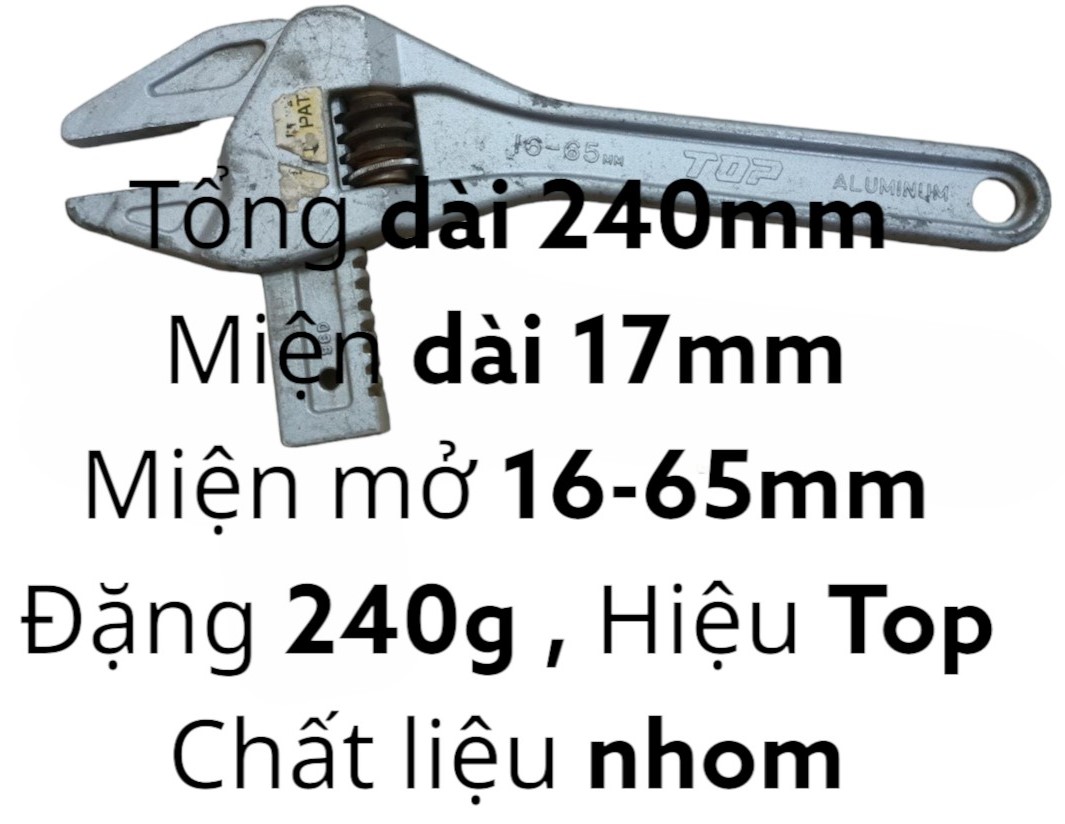 Mỏ lết đa năng thương hiệu top , lobster , super
