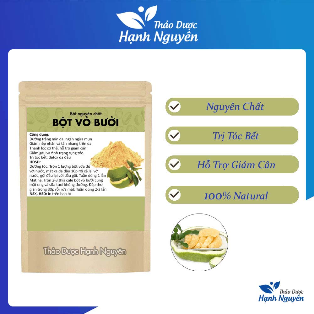 1kg bột vỏ bưởi nguyên chất