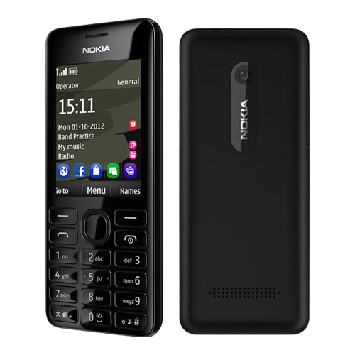 Điện thoại nokia cổ 206 2 sim phổ thông giá rẻ bảo hành 1 năm
