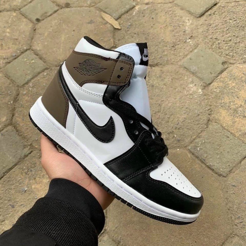 Giày sneaker JD1 Nâu Đen Cao Cổ Nam Nữ [FULL BOX + TẶNG DÂY]ư Giày thể thao Jordan 1 màu Nâu Hight hàng cao cấp đủ size nam nữ