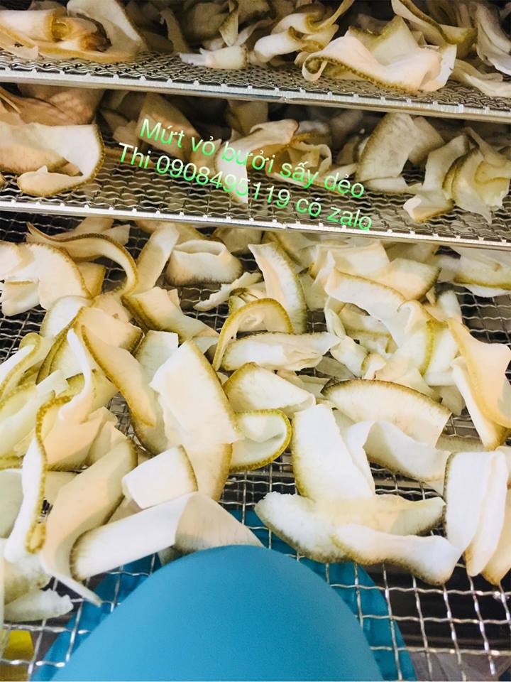 500g mứt bưởi sấy dẻo bằng đường phèn