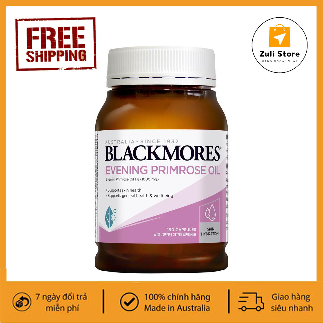Tinh dầu hoa anh thảo Blackmores Evening Primrose Oil làm đẹp da 190v