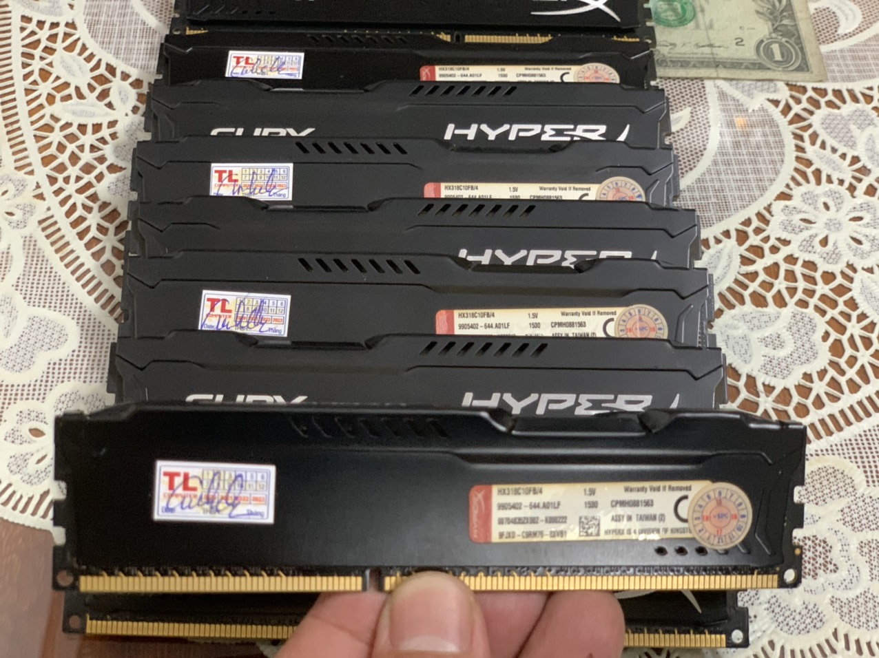[HCM]Ram 4G/DDR3/1600/1866 Kington Fury tản nhiệt thép Chính Hãng - Vi Tính Bắc Hải